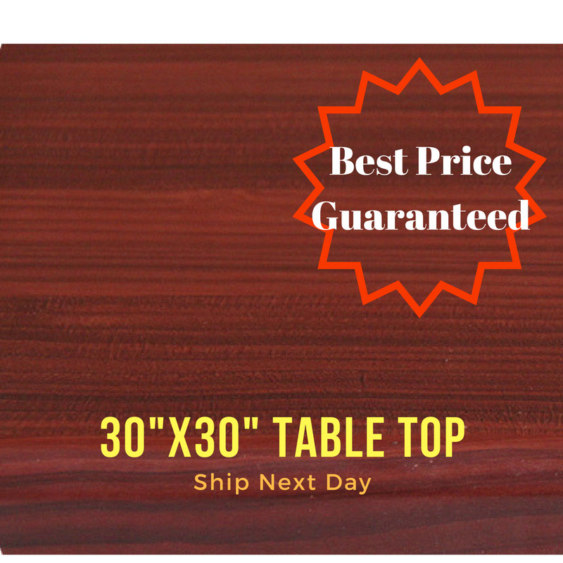 NEW 30″x30″ Resin Restaurant Table top in Mohogany(Eased Edge) with Quick Ship