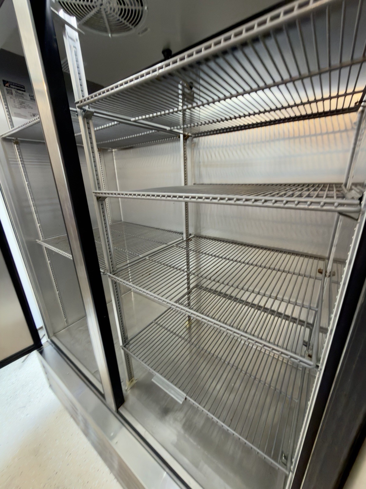 True T-49-HC Reach-In Refrigerator, 2-Section, Solid Door, 2 Door, 49 cu ft