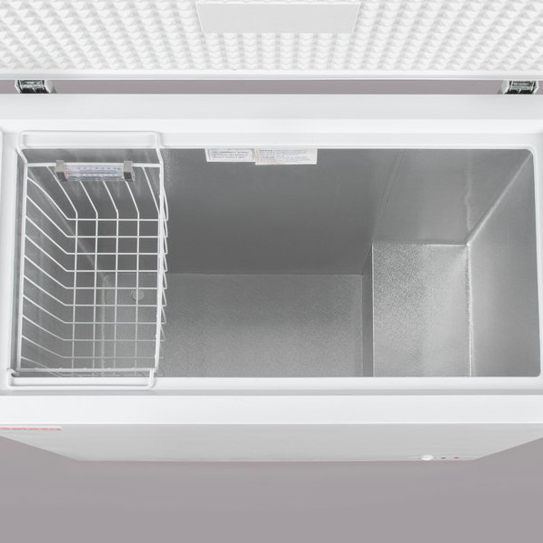 5.2 cu. ft. White Commercial Solid Swing Single Door Ice Chest Cool Freezer 115V