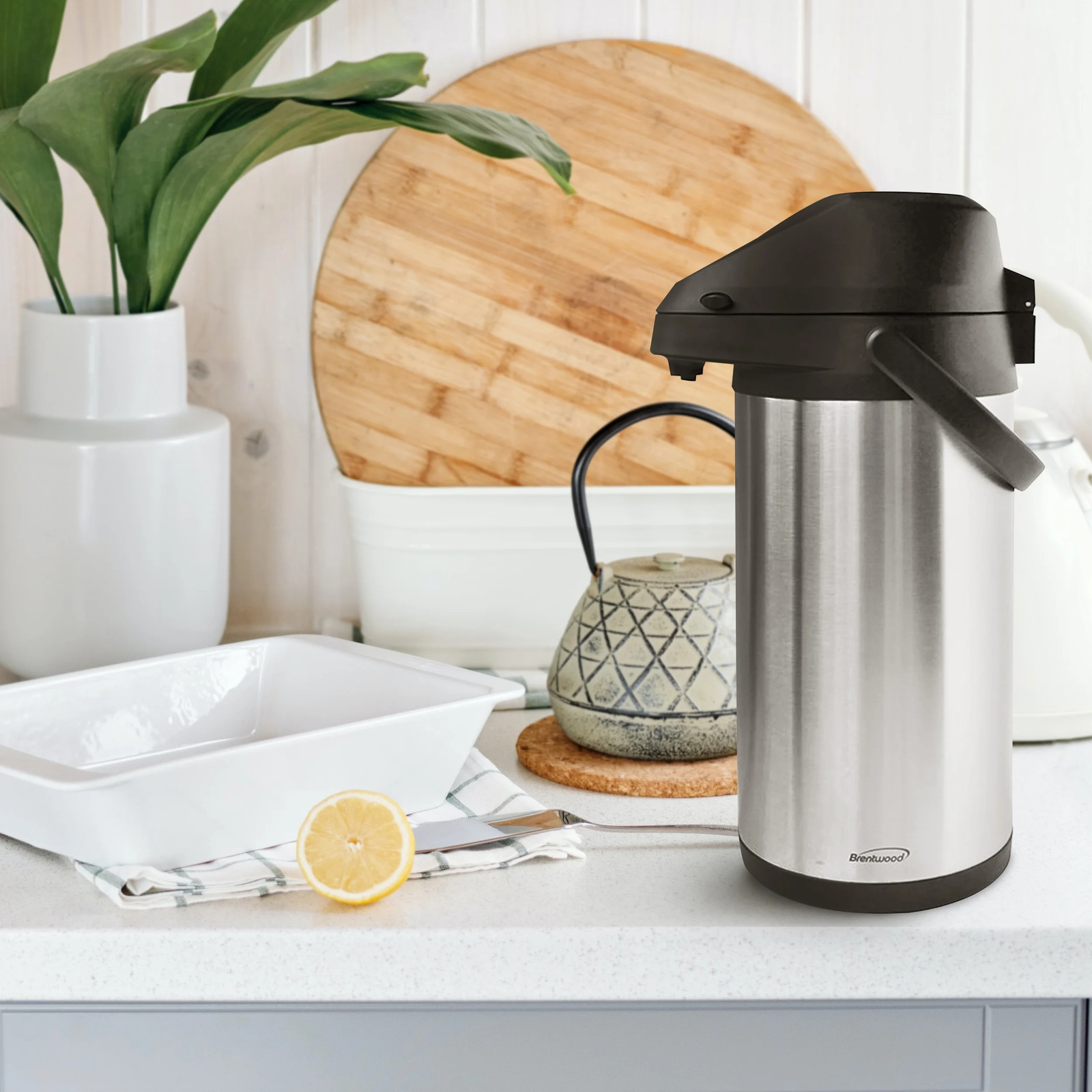 3.5 Liter Insulated Drink Airpot for Home & Office Beverage Storage