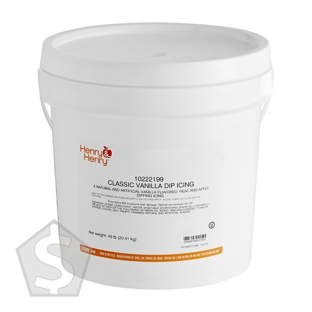Henry & Henry Classic Vanilla Dip Icing 45 lb.