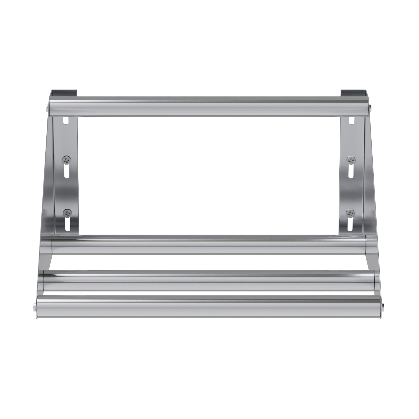22 in. Stainless Steel Tubular Glass Rack Shelf