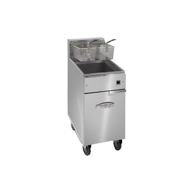 Imperial IFS-40-E Floor Model Electric Fryer, 40 lbs