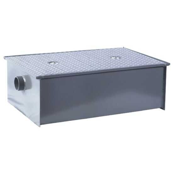 100 lbs Low Profile Steel Grease Trap – 50 GPM