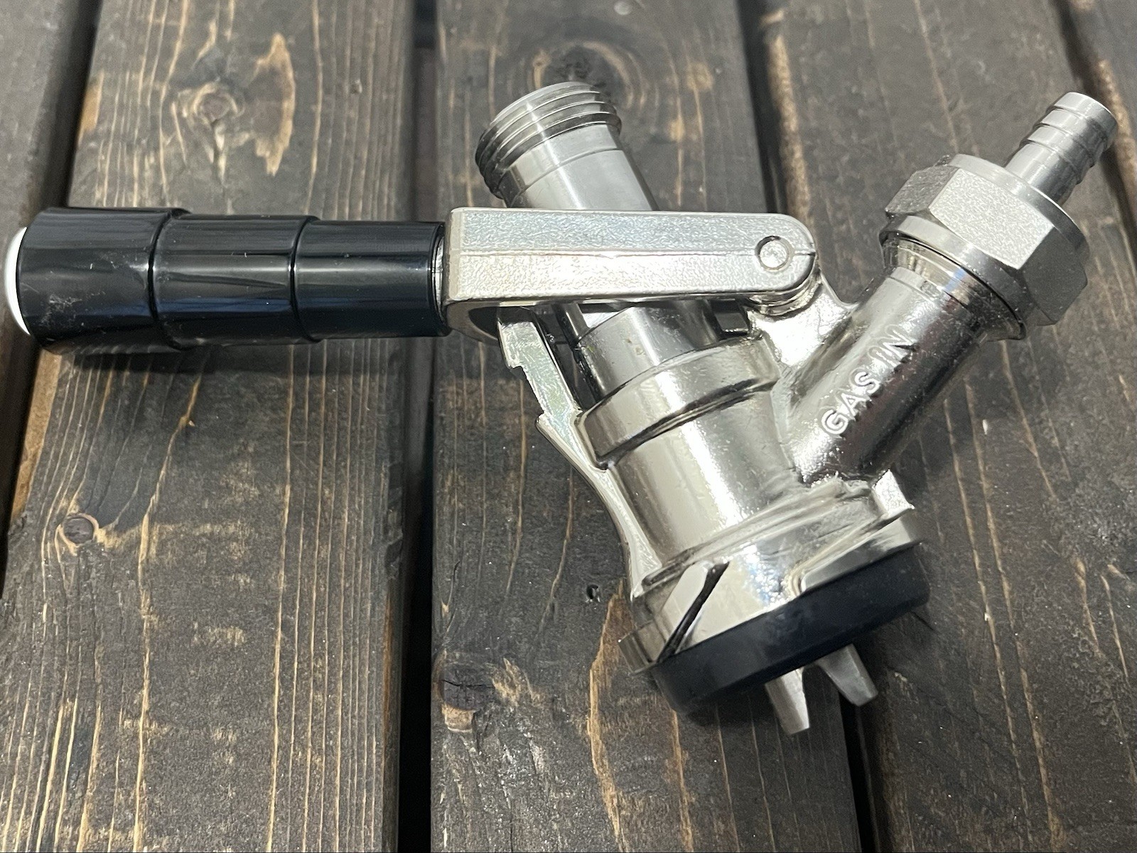 Kegco KC KT86S-L European Beer S Type Keg Tap Coupler Kegerator w/Lever Handle