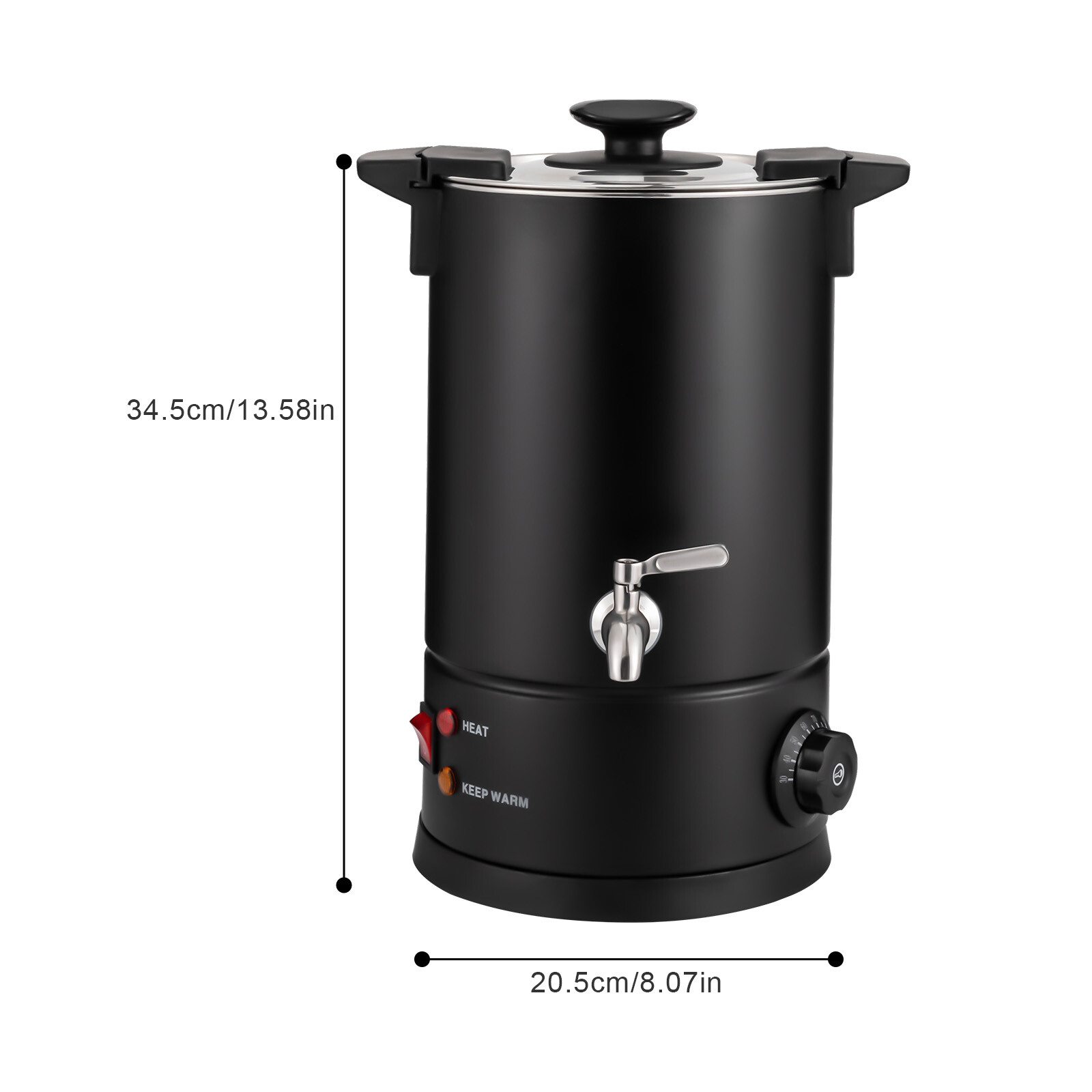 8L Commercial Coffee Urn Machine Maker Large Office Dispenser Brewer Hot Water