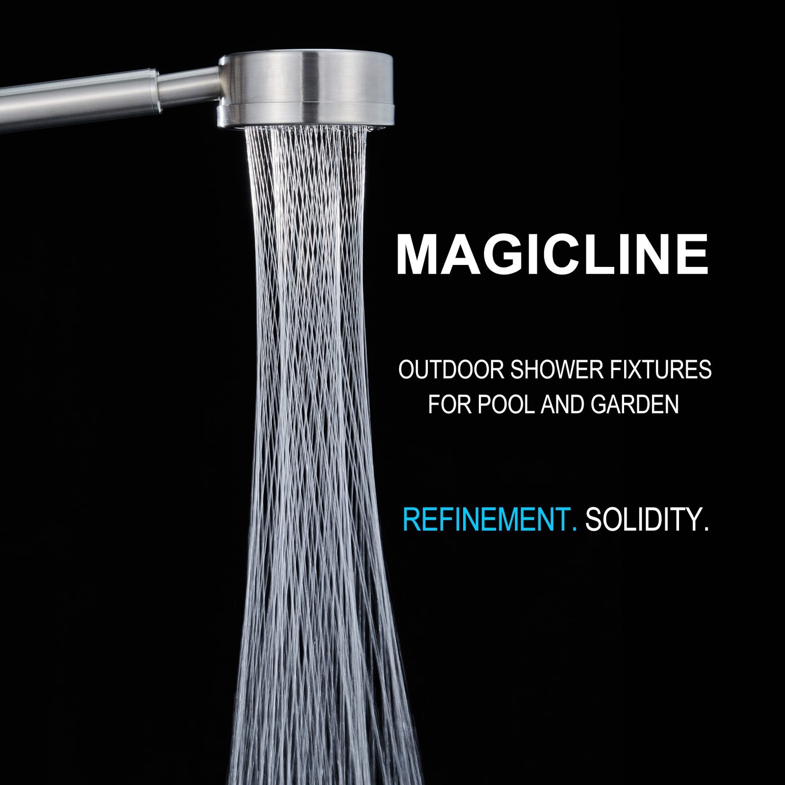 SS304 Shower Faucet Set – Outdoor Kit – Outdoor Fixtures with Brushed Nickel …