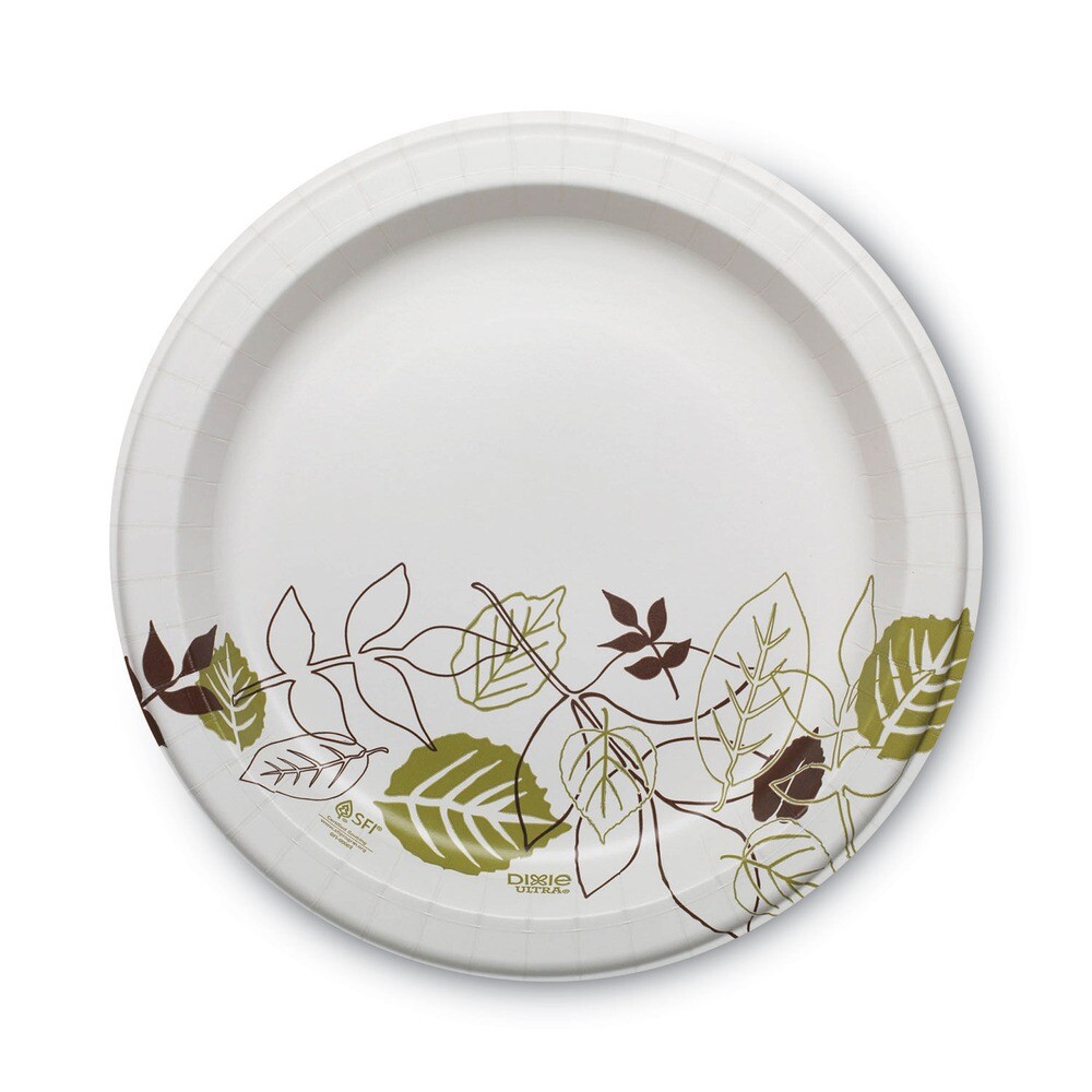Dixie SXP10PATHPK Pathways 10-1/8″ Paper Plates – Green/Burgundy (125/PK) New