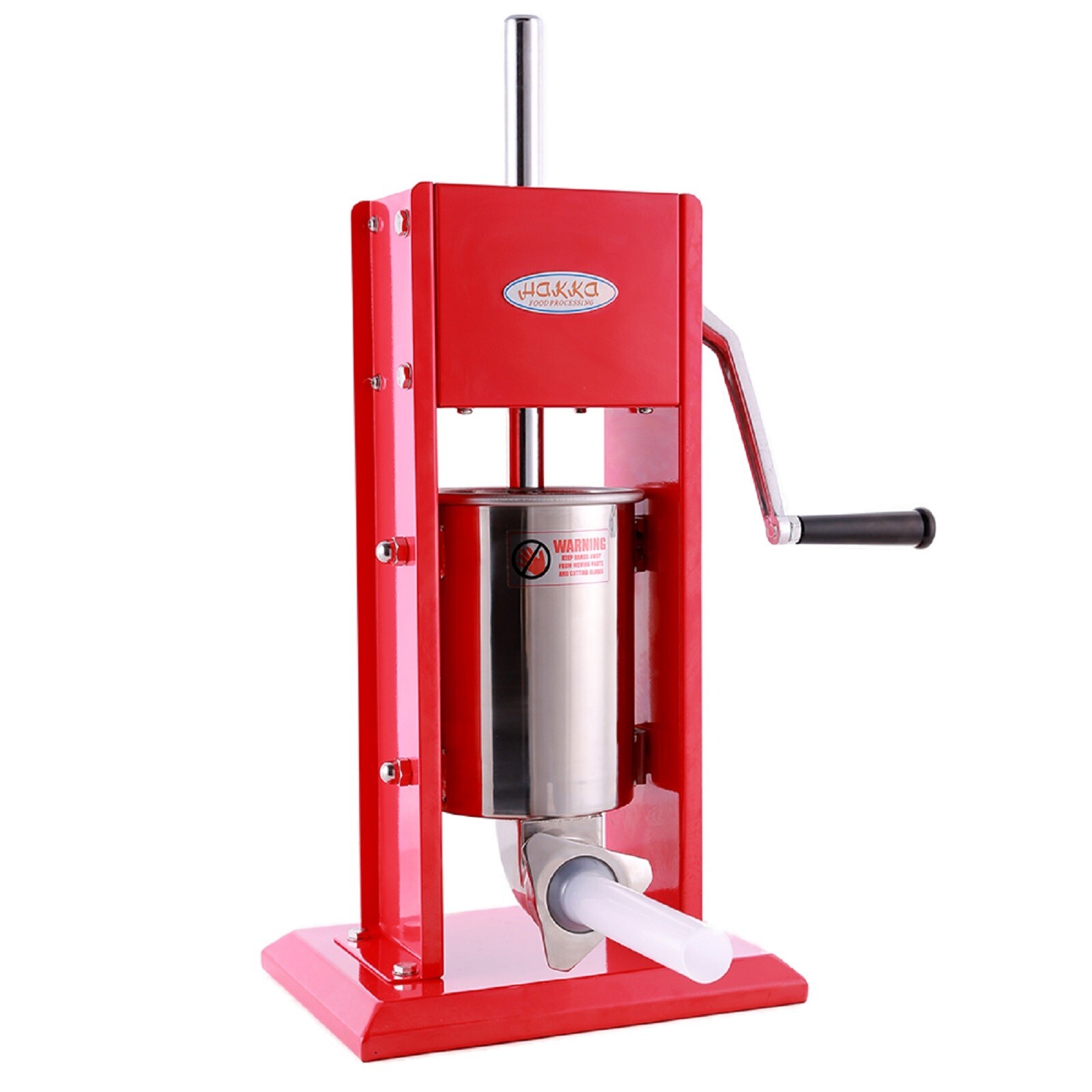 Hakka 3L 7Lbs Sausage Stuffer 2 Speed Stainless Steel Vertical Meat Filler Maker