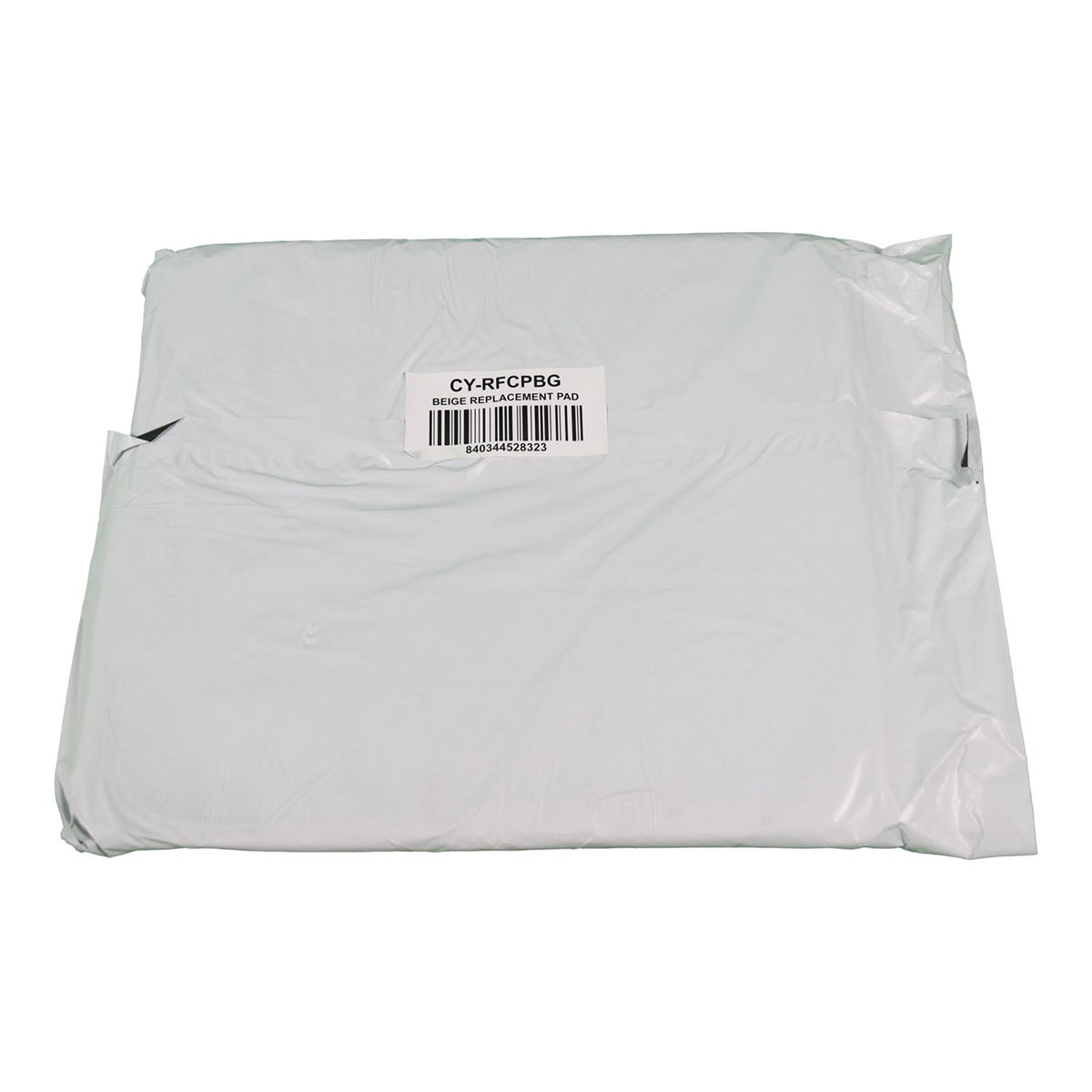 Resin Folding Chair Padded Seat Replacement 10 Pack Beige Vinyl Cover Foam Core