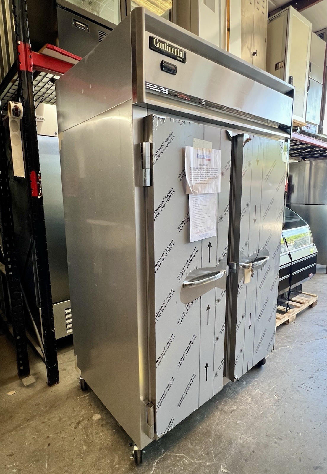 Continental 2FN 2 Door Reach In Freezer Solid Door Stainless Steel NEW OLD STOCK