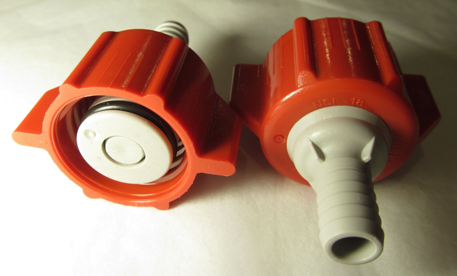 2-PACK COKE BAG IN BOX SYRUP RED BIB CONNECTORS CC-BIB 3/8 LANCER 82-0291