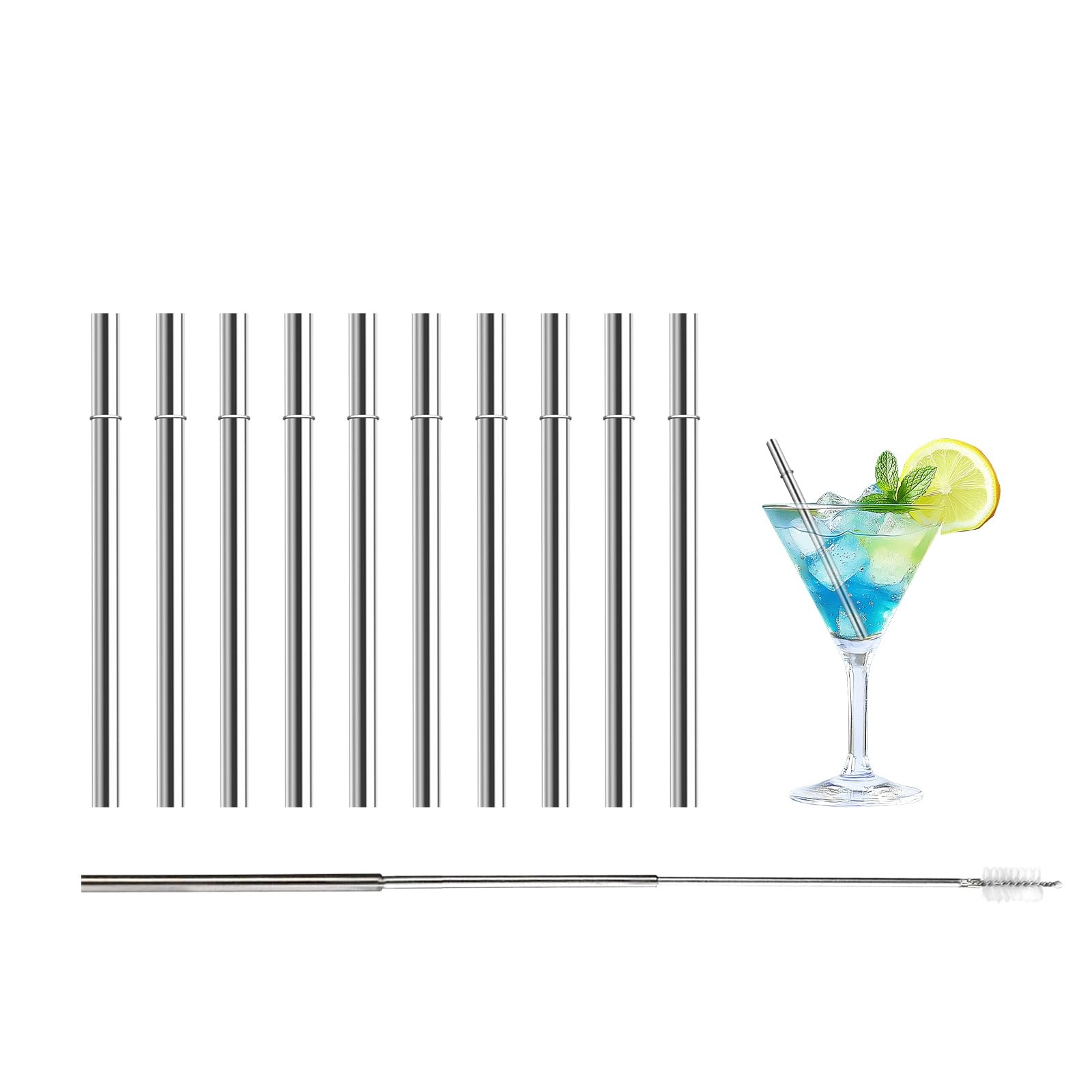 10 Pack 4.64 Inch Short Stainless small size (clothes etc), primary color