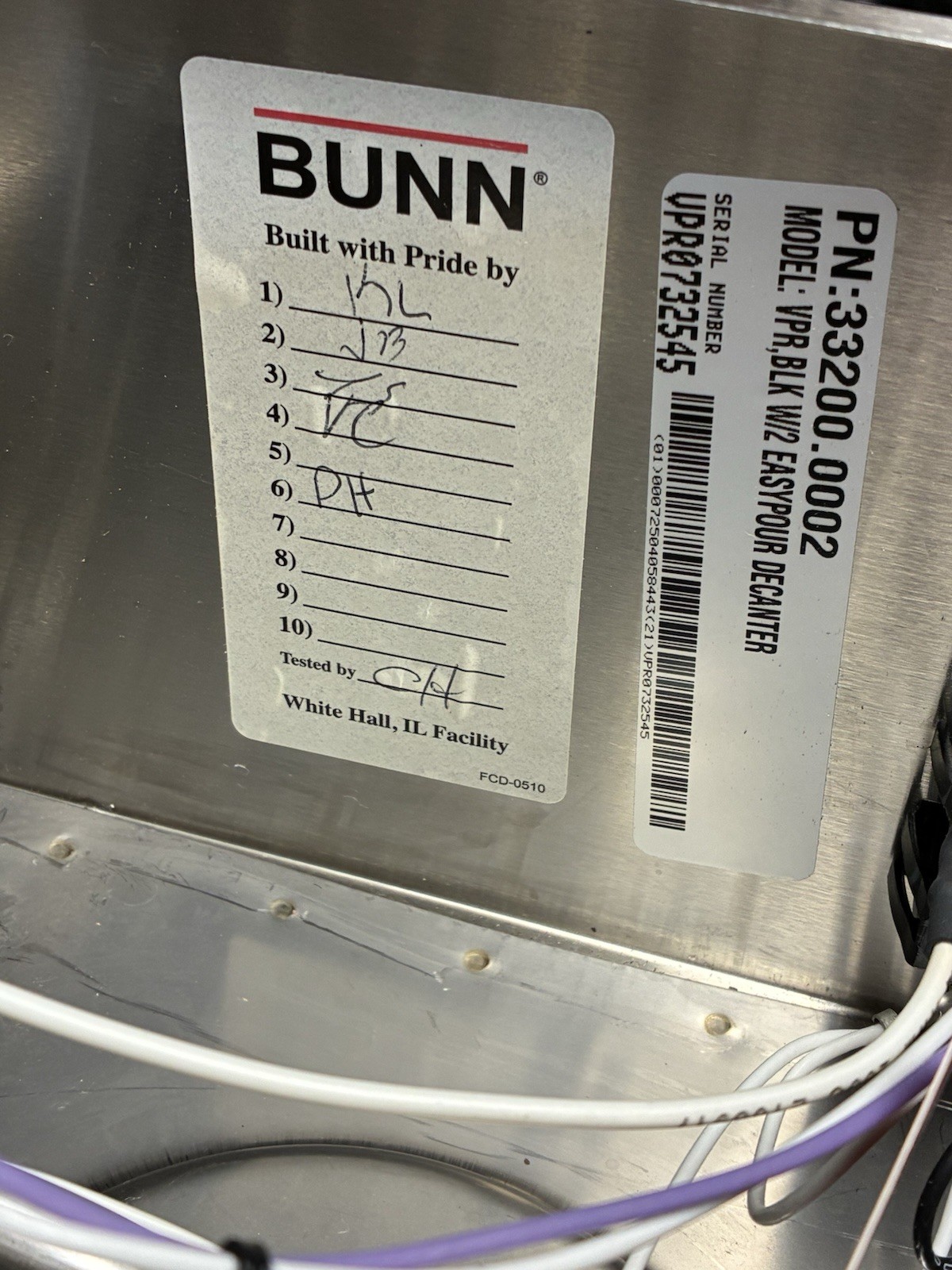 Bunn VPR 33200 Commercial Pour – Over Coffee Maker Dual Warmer (12-Cup) 120V