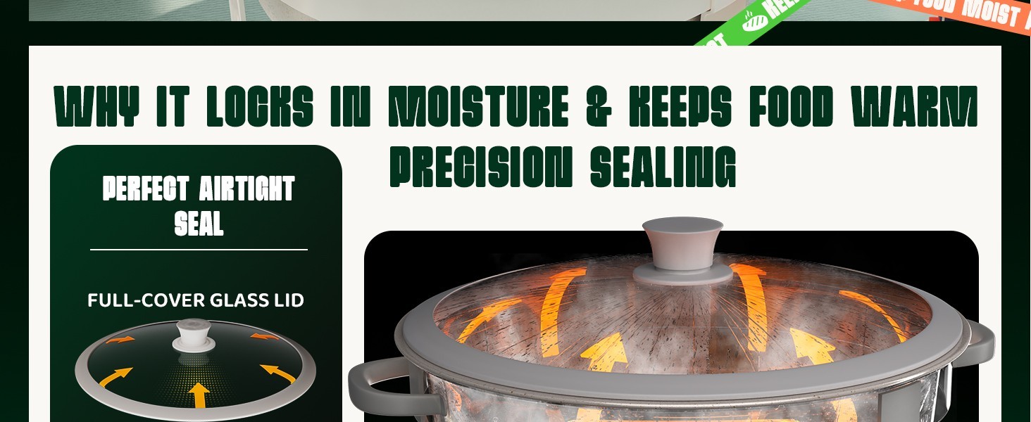 Chafing Dish Buffet 2-Pack 6QT Round Stainless Steel Chafer Set w/ White Granit