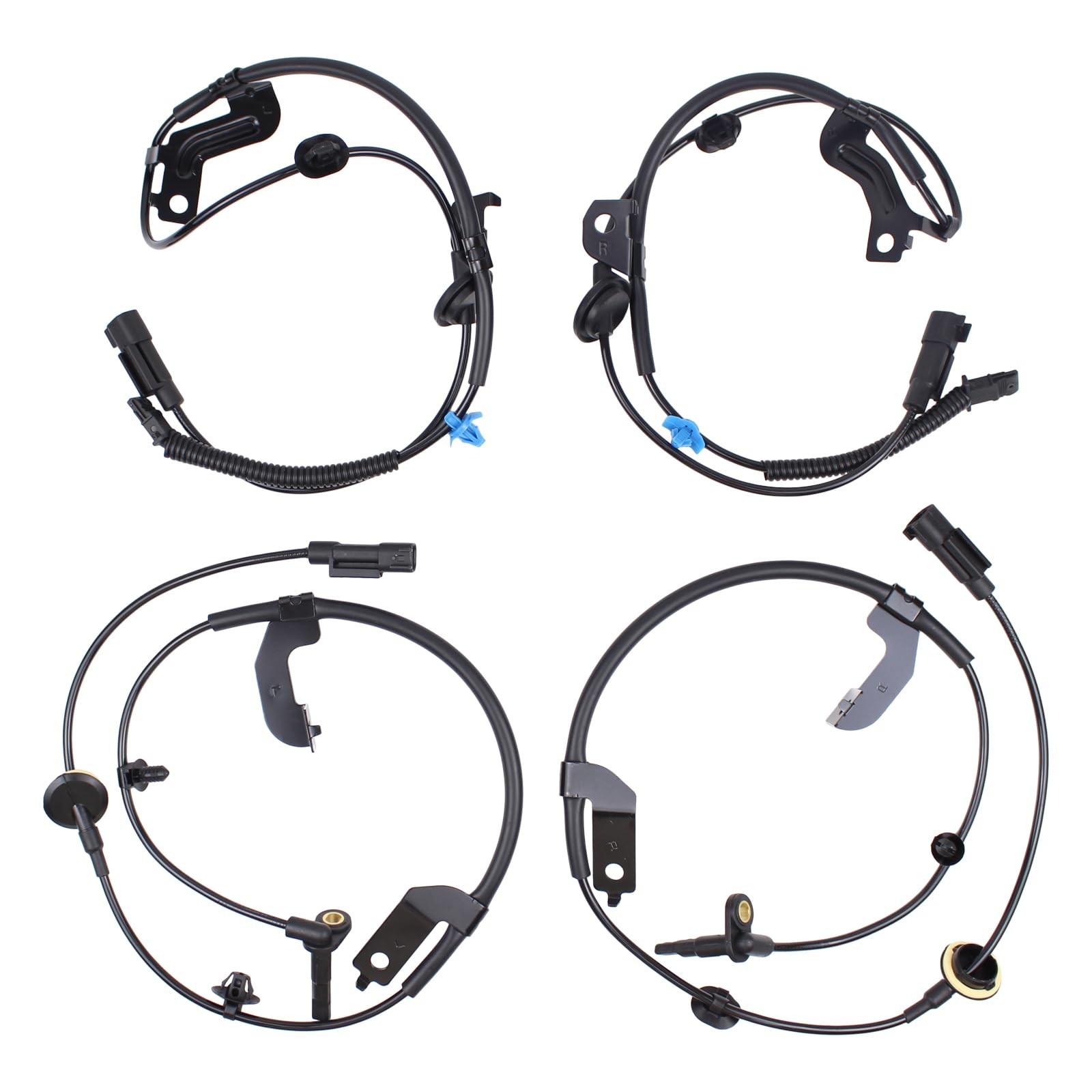 Front Rear ABS Wheel Speed Sensor Set for Jeep Patriot Compass 4WD 2007-2016 …