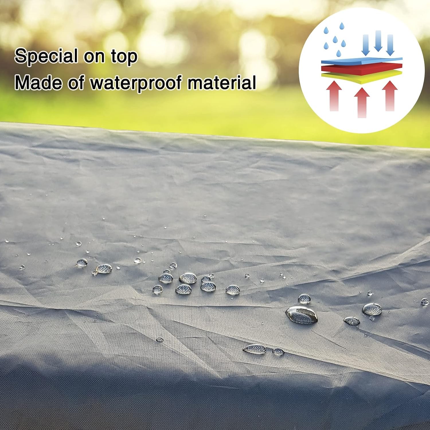 Patio Swing Mosquito Netting – Polyester Mesh Screen with Zipper Opening and