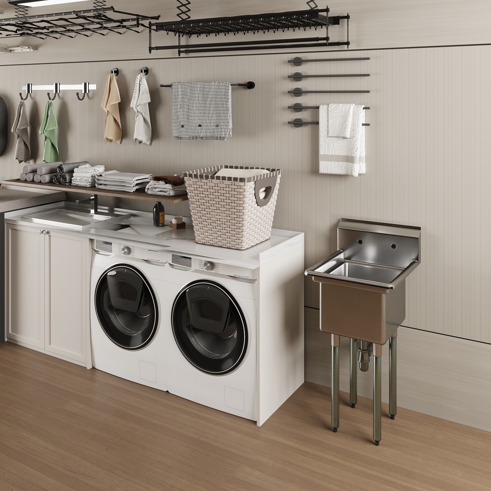 20 in. x 22 in. Stainless Steel One Compartment Sink with 14 in. x 16 in. Bowl