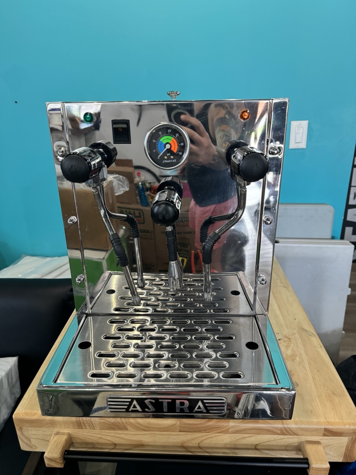 Astra STP1800 Standard Semi-Automatic Pourover Milk and Beverage Steamer, 110V
