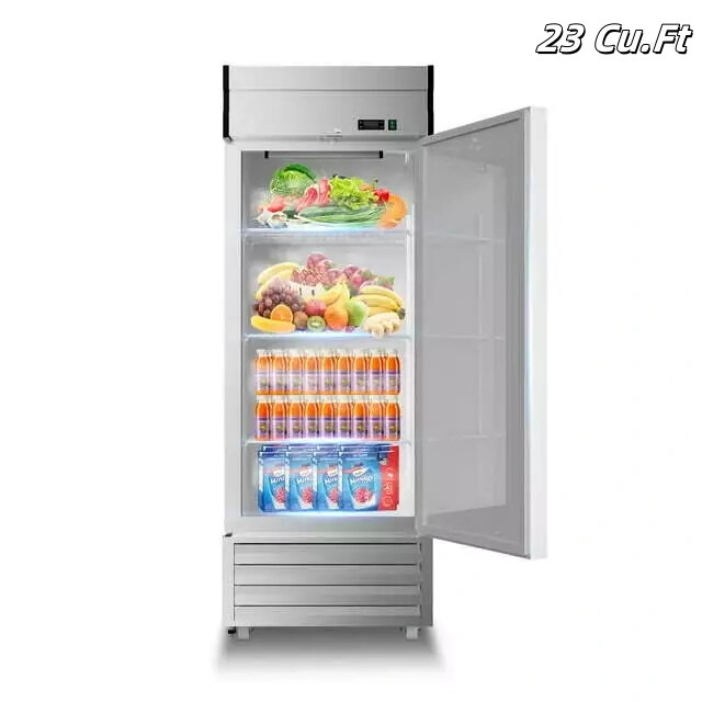Commercial 27″ Solid Door Reach-In Refrigerator-1 Door 23Cu.ft. for Restaurants