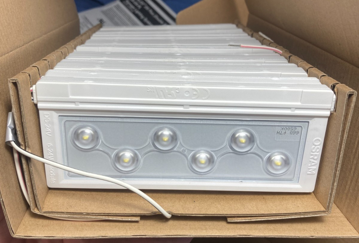 LED RETROFIT SIGN CONVERSION BACKLIGHTING MODULES Osram BX-DS-PL-865 100W 24V