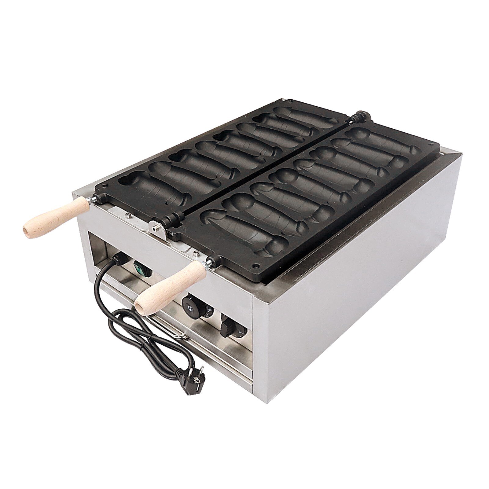 Kolice Commercial Strange Shape Waffle Machine Waffle Sticks Maker-8 Sticks