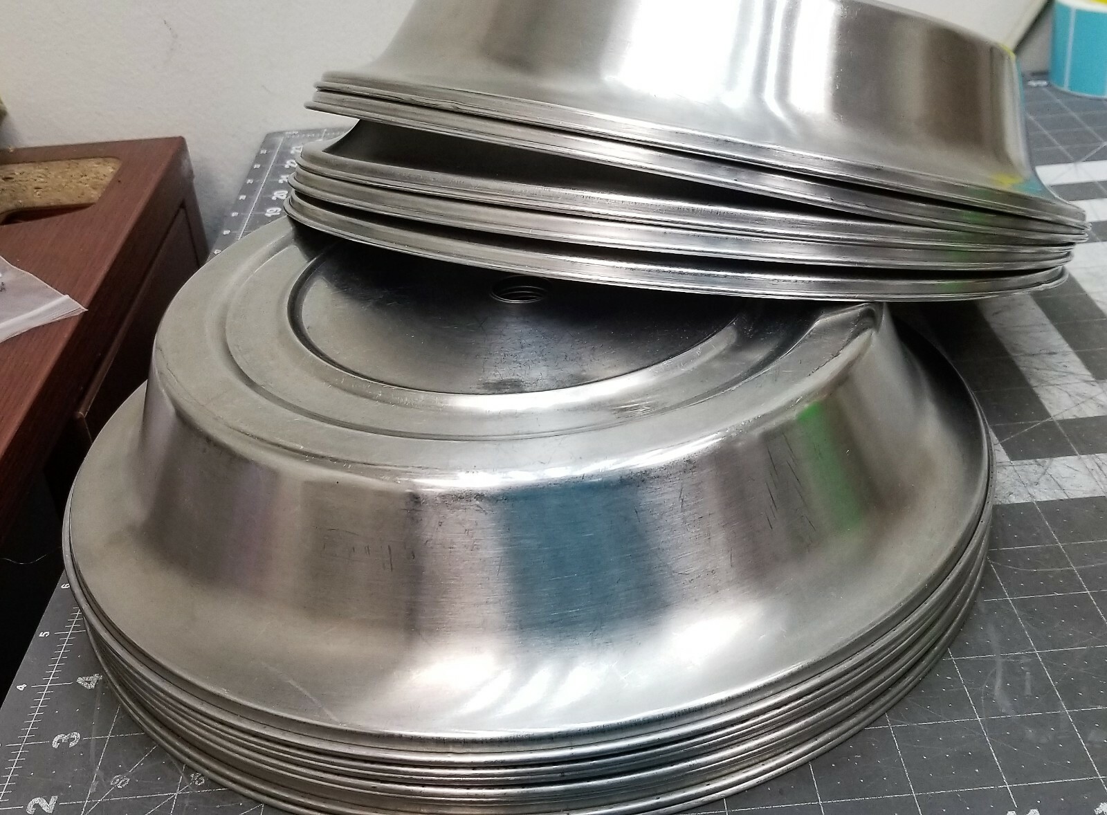 12 ½” NSF Commercial Stainless Steel Catering Food Plate Cover 12/Pack FORTESSA