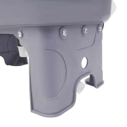 PP Freestanding Floor Mop Sink One-Piece Molded 60 × 40 × 27 cm Grey