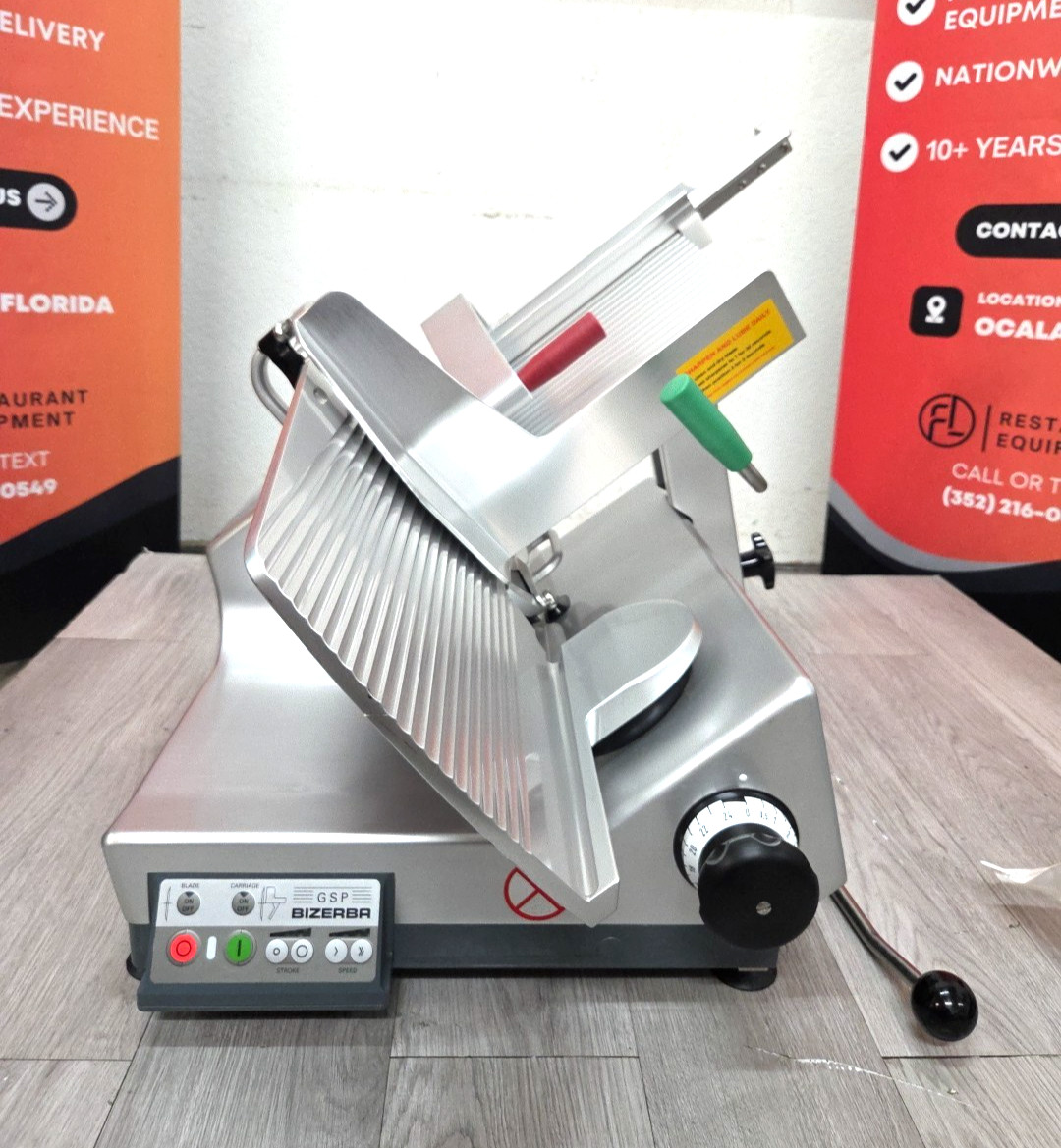 NEW Bizerba Slicer 13″ GSP HD 33 AUTOMATIC or MANUAL – Watch Running Video!