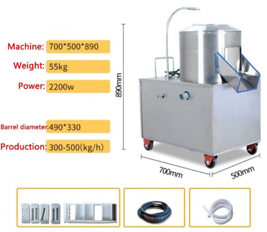 Potato Peeler Commercial Automatic Potato Cleaning and Peeling Machine 450-type