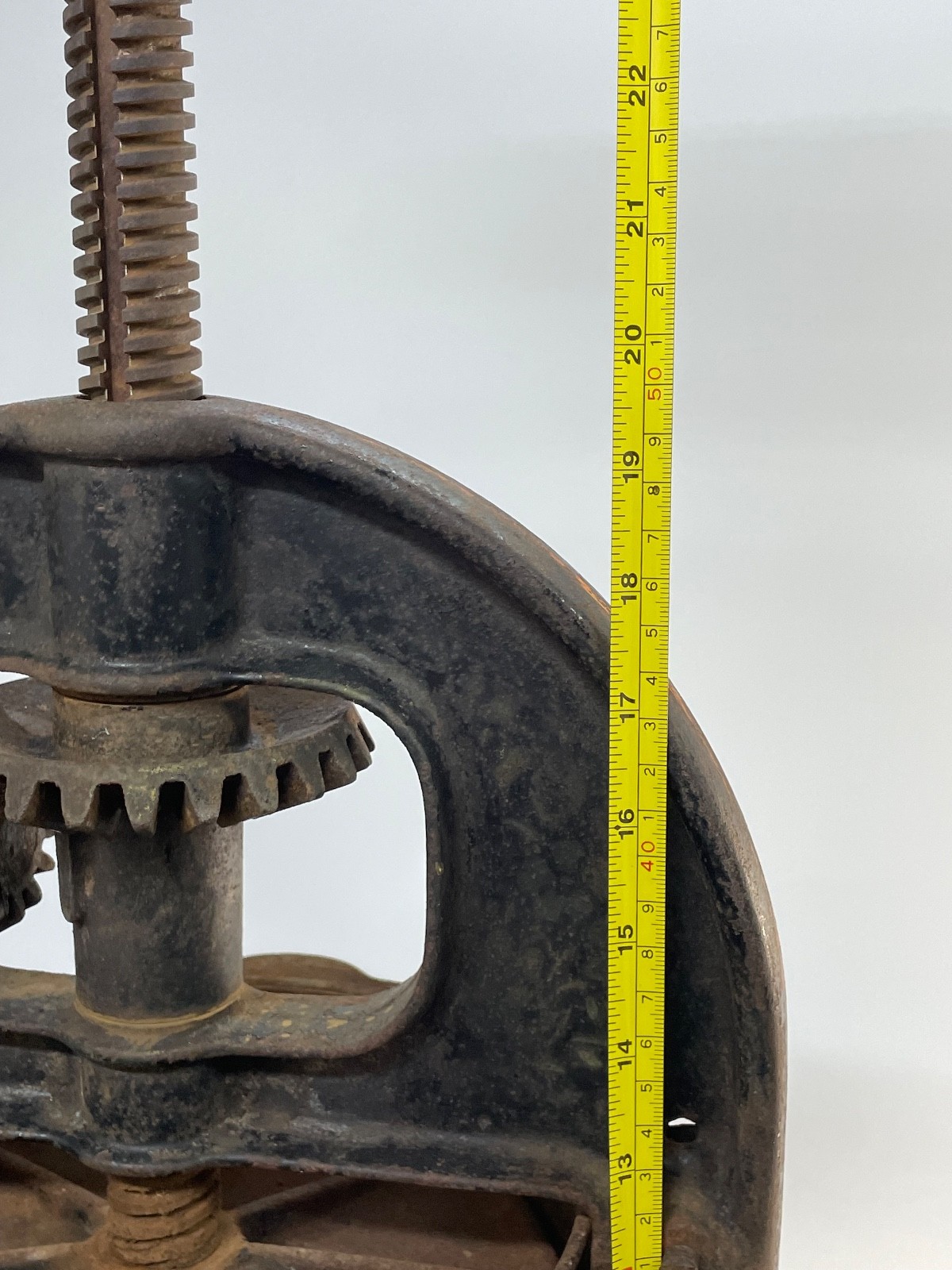 Antique Enterprise MFG Co Cast Iron Sausage Stuffer Lard & Fruit Press Original