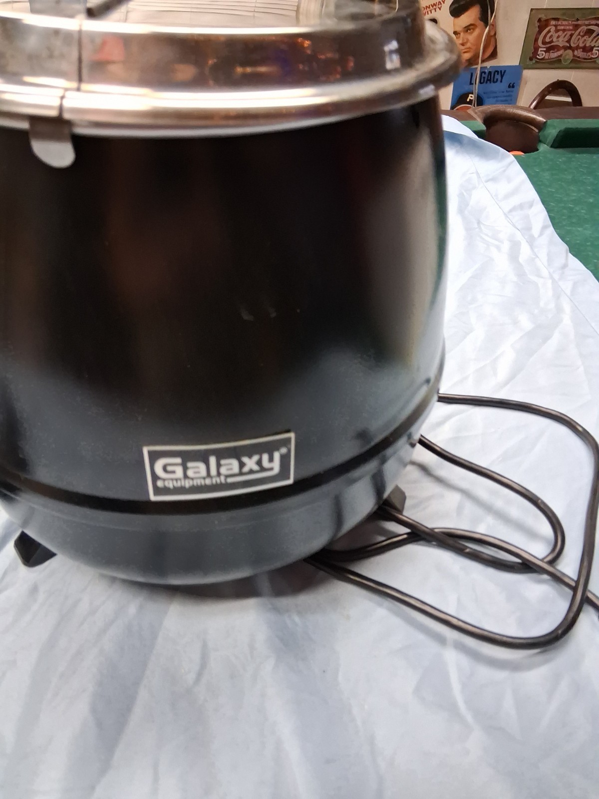 Galaxy 11 Qt Black Soup Warmer Model 177GSW11 MPN 177GSW11