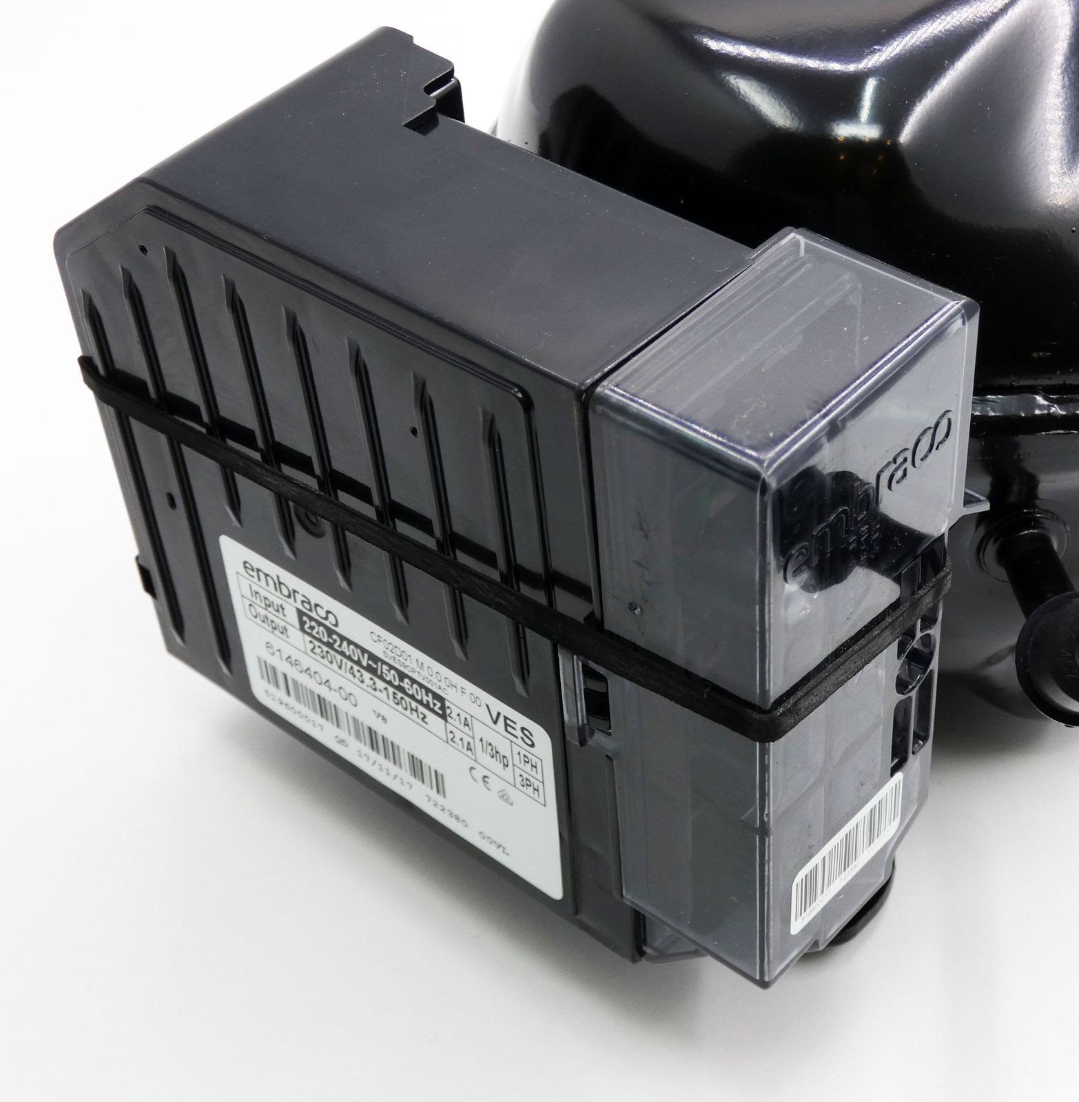 Embraco VESD9C 230V Compressor + CF02D01 230V 2.1A Inverter -Unused-