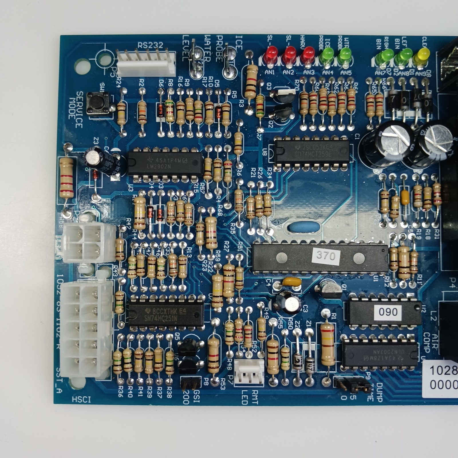 Control Board 000001236 1029-110-R Rev F 1092-110 For Manitowoc S-Series Ice Mac