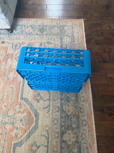 Commercial Dishwasher Machine 25 Cup Glass Tray Rack 3 Extenders Dishwashing