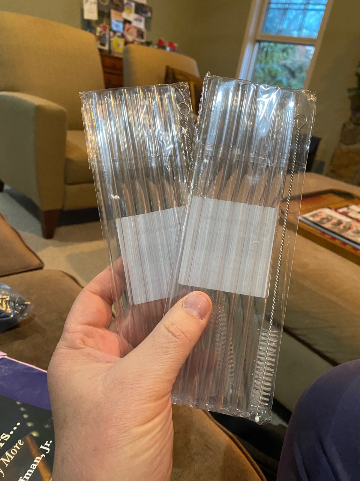 12PCS Straws for Owala Water Bottle 24 oz 32 8.26in 2 sets of 6, Clear, +brushes
