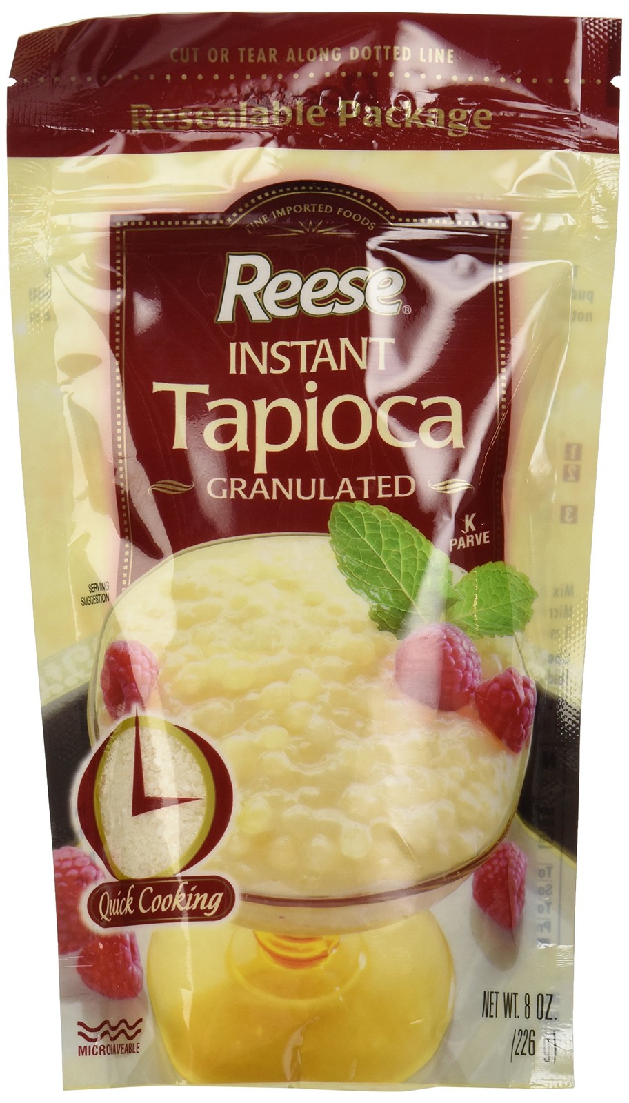 Reese Granulated Tapioca, 8 oz 8 Ounce (Pack of 1)