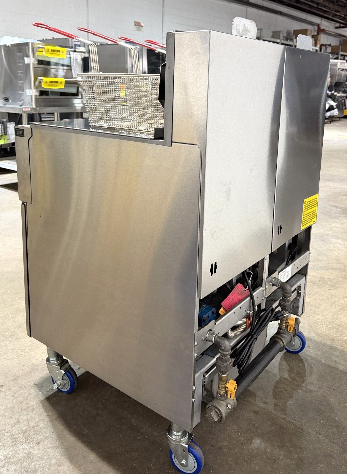 Vulcan 2TR45AF-1 PowerFry3 Nat. Gas 90-100 lb. 2 Unit Fryer (New Open Box)