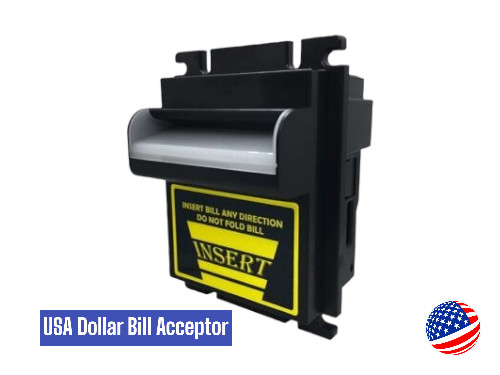 TOP TB74 Dollar Bill Acceptor Validator 12V/PULSE $1 TO $100’s 4- Way Acceptance