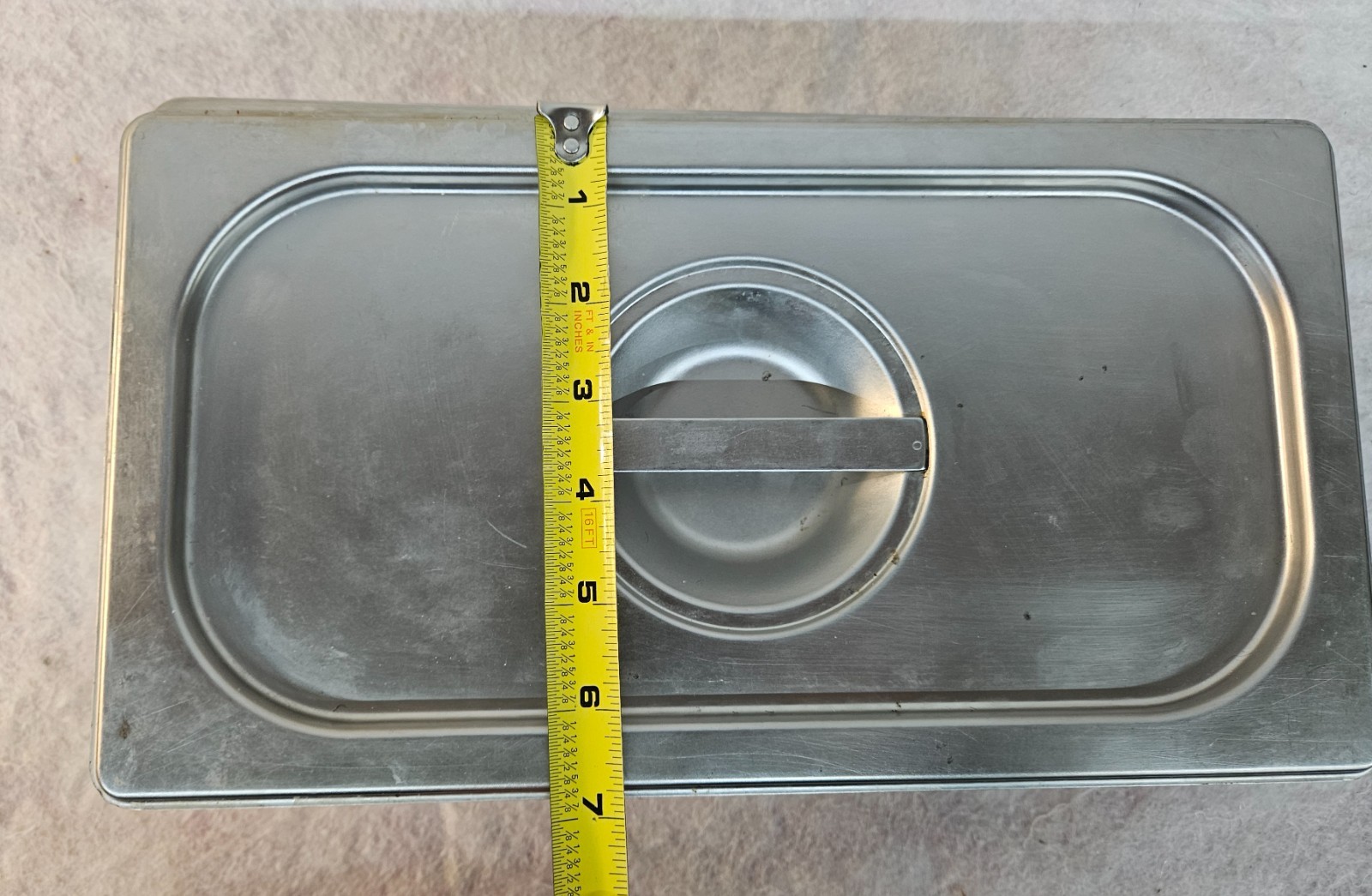 LION GENERAL BENTLEY Stainless Steel 1/3 Size Steam Table Pan 4″ Deep w Lid #430