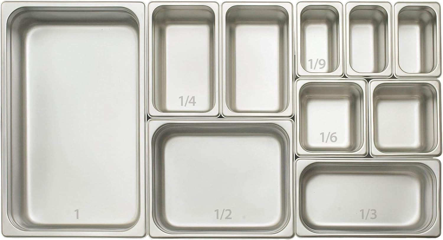 Anti-Jam 1/3 Size Pan, 4-Inch, Stainless Steel