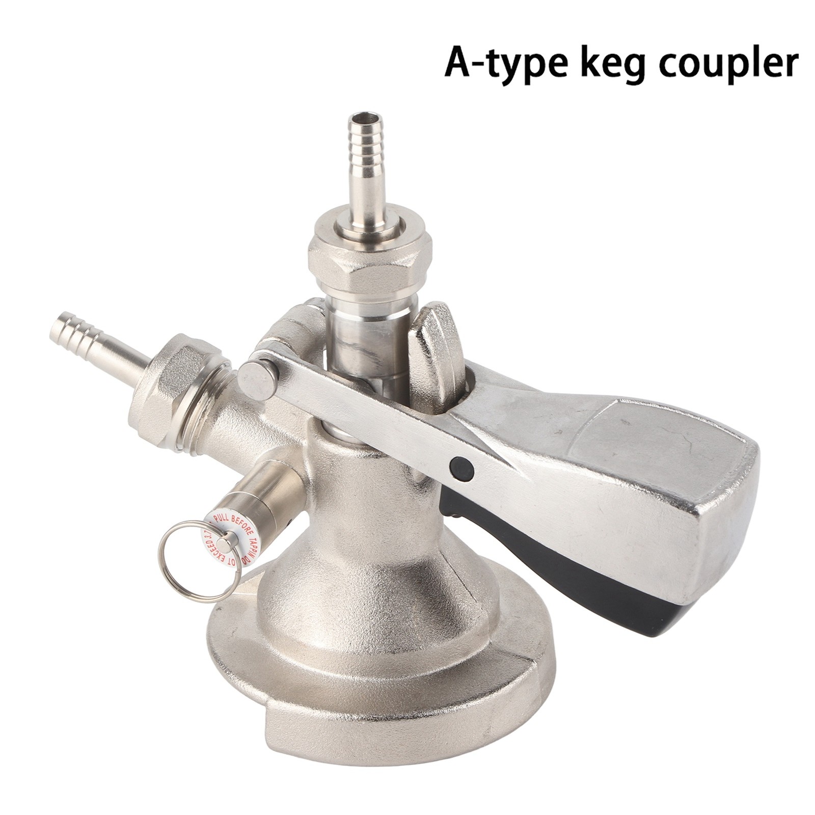 A Type Keg Coupler 304 Stainless Steel Draft Beer Keg Connector With Accessories
