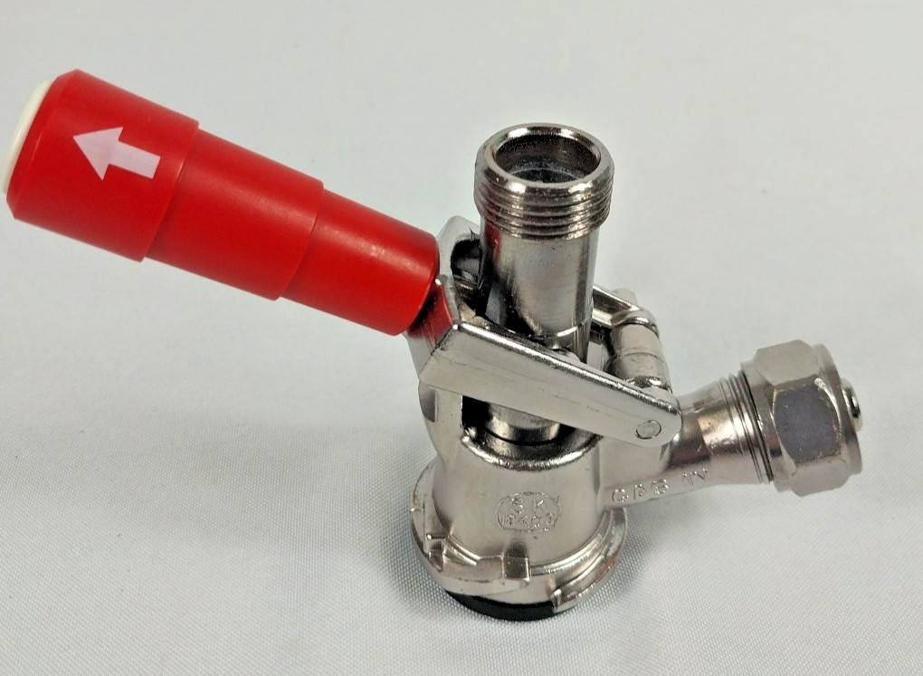 Micro Matic S-Type Keg Coupler Sankey D Beer Tap Red Handle – Clean Tested