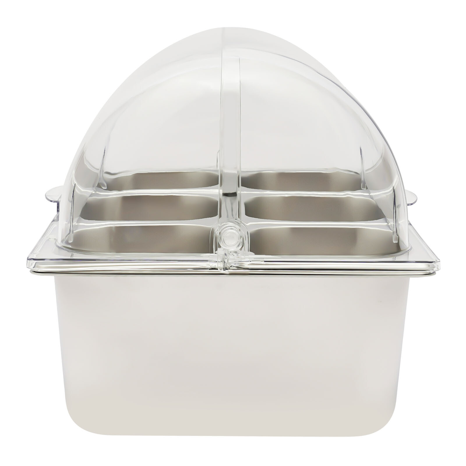 Ice Food Serving Display Tray Buffet Cold Serving Cooler Platter 6 Components