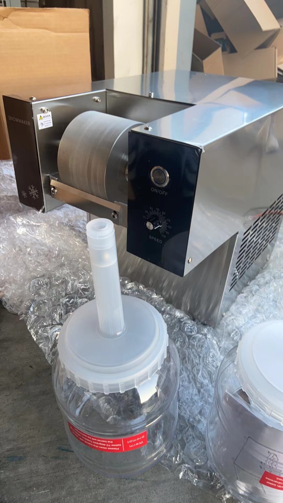 90% New Automatic 275lbs/day Snowflake Ice Machine Shaved Ice Machine