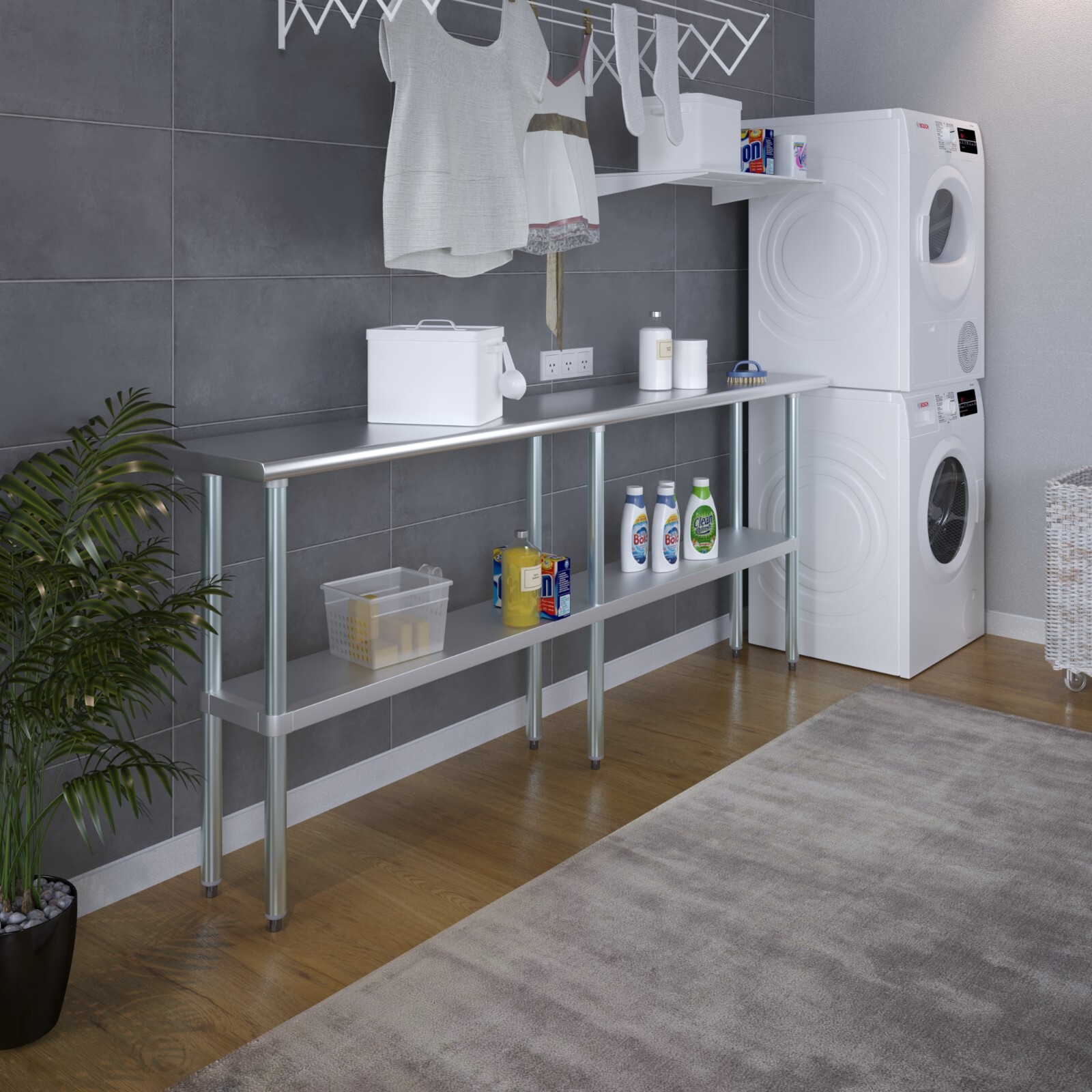 14 in. x 84 in. Stainless Steel Table