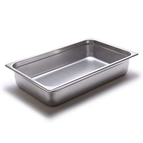 Allied Buying Corp CAST-2004 Steam Table Pan – 24 Gauge, Stainless Steel
