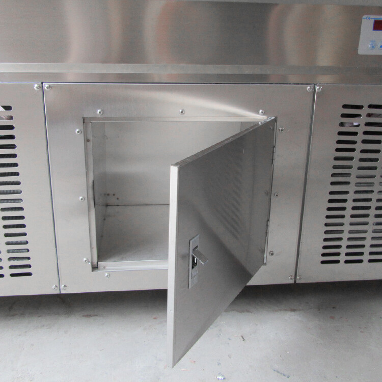 Kolice double round pans fried ice ceram machine with 10 pcs refrigerated tanks