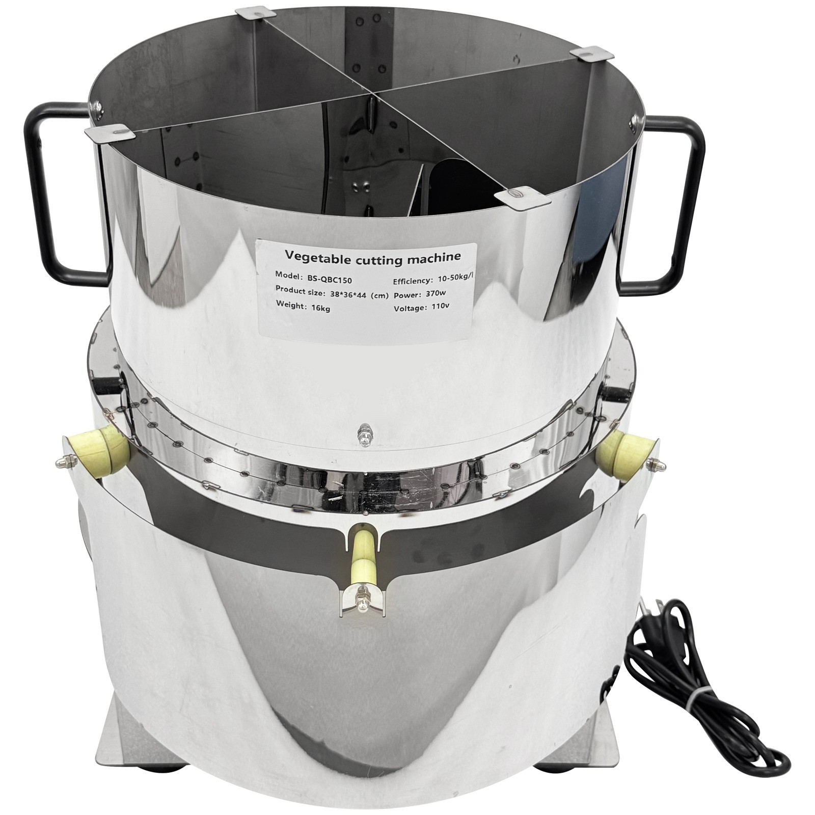 Commercial Cabbage Shredding Machine Auto Leafy Vegetable Cutting Machine 110V