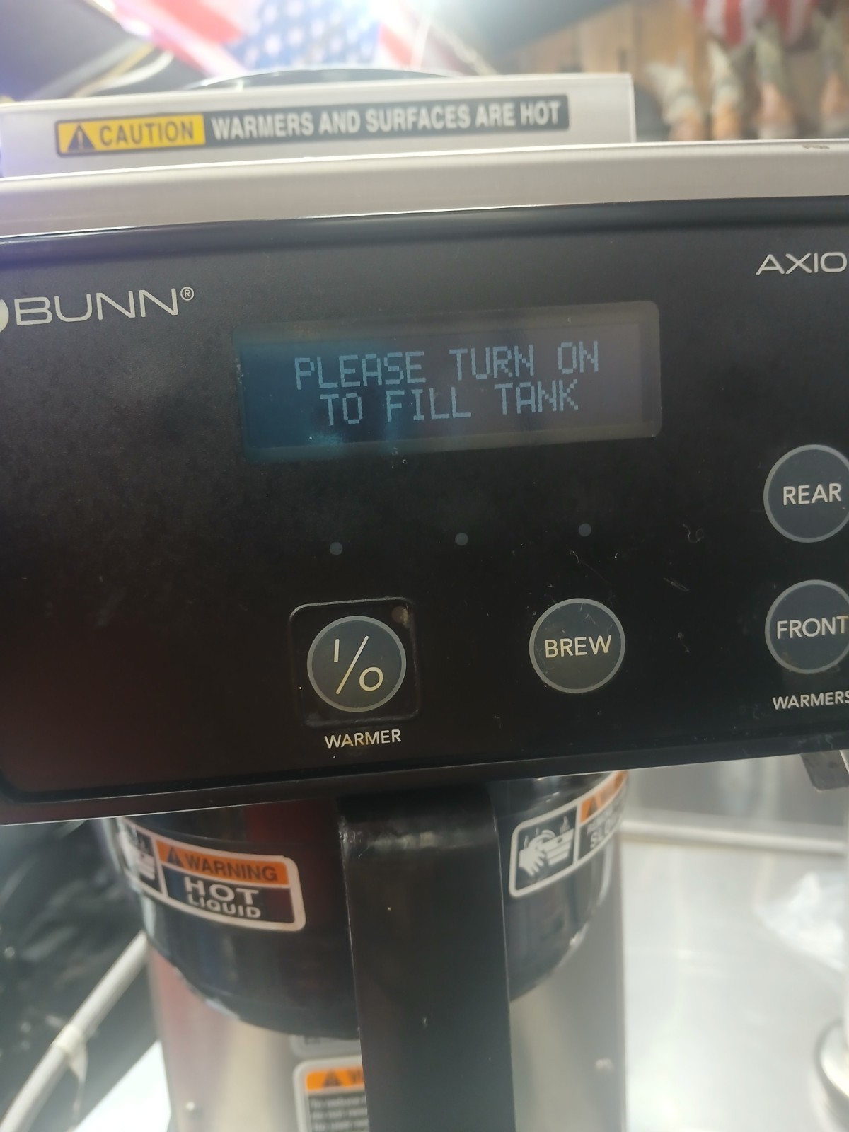 BUNN AXIOM 15-3 Commercial Automatic Coffee Brewer Maker Machine 3 Burners